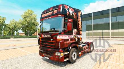Suporte 81 pele para o Scania truck para Euro Truck Simulator 2