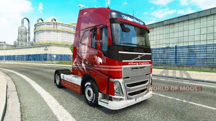 Pele De Logística na Volvo caminhões para Euro Truck Simulator 2