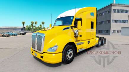 Pele Port Vale em amarelo trator Kenworth para American Truck Simulator