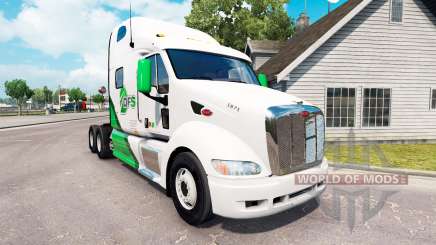 Pele DFS Danfreiht no trator Peterbilt 387 para American Truck Simulator