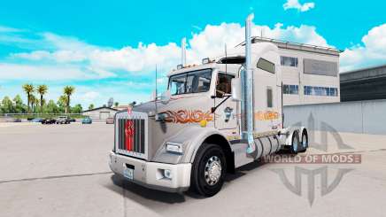 Скин Rindo Daemon Metalizado на Kenworth T800 para American Truck Simulator