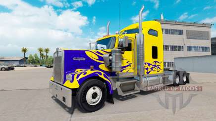 A pele em Nevada Personalizado caminhão Kenworth W900 para American Truck Simulator