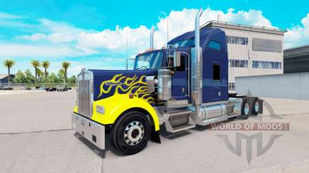 Pele Rígido Caminhão trator Kenworth W900 para American Truck Simulator