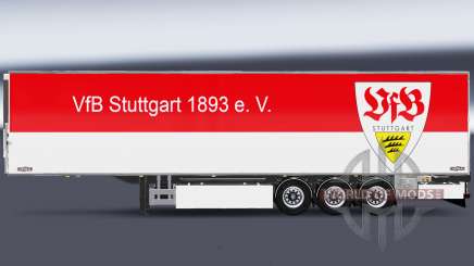 Semi-Reboque Chereau VfB Stuttgart para Euro Truck Simulator 2