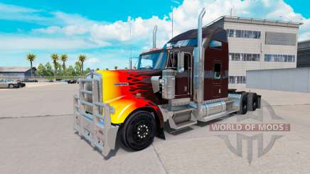 HotRod pele para o Kenworth W900 trator para American Truck Simulator