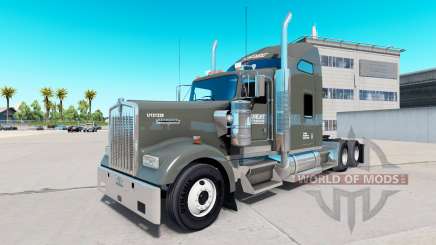 Pele Cavaleiro Refrigerado caminhão Kenworth W900 para American Truck Simulator