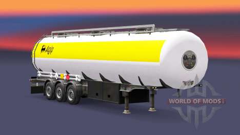 Pele Agip de combustível, semi-reboque para Euro Truck Simulator 2