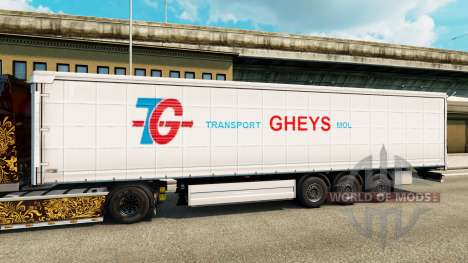 Pele de Transporte Gheys na semi para Euro Truck Simulator 2