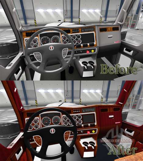 Interior para o Kenworth W900 para American Truck Simulator