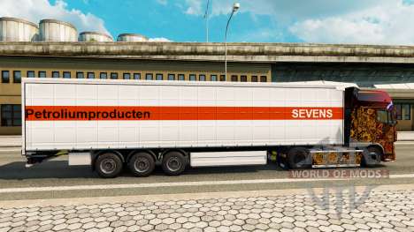 A pele em Setes semi para Euro Truck Simulator 2