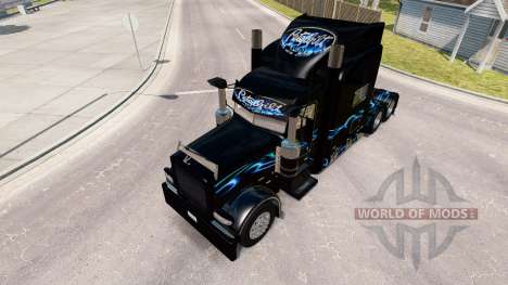 Bluesway pele para o caminhão Peterbilt 389 para American Truck Simulator