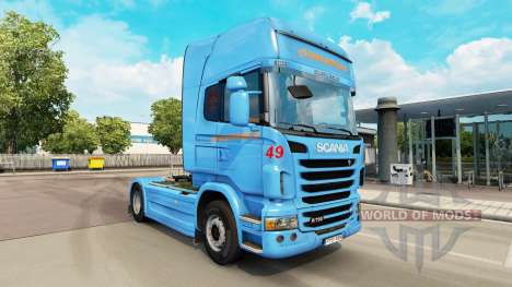 Braspress pele para o Scania truck para Euro Truck Simulator 2