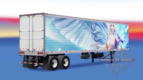 Pele LeL no refrigerados semi-reboque para American Truck Simulator