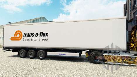 Pele Trans-o-flex caminhão de cargas reefer para Euro Truck Simulator 2