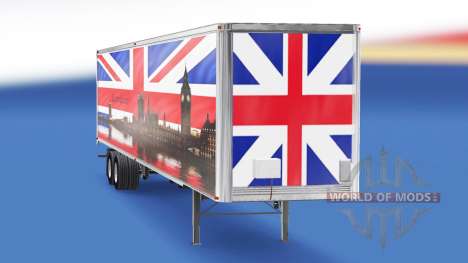 Pele de Londres v1.2 no trailer para American Truck Simulator
