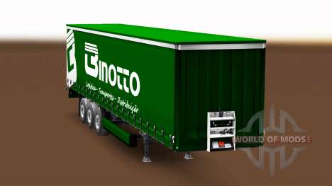 Binotto Transportes pele para engate de reboque  para Euro Truck Simulator 2