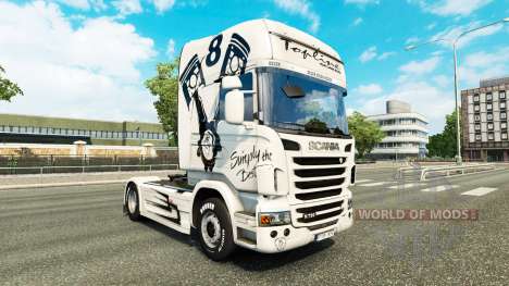 A pele Simplesmente o Melhor no tractor Scania para Euro Truck Simulator 2