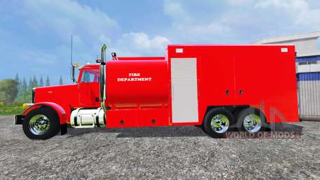 Peterbilt 378 Fire Department para Farming Simulator 2015
