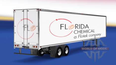 Flórida Química da pele no trailer para American Truck Simulator