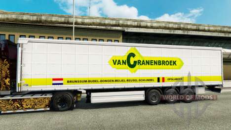 Pele Vancranenbroek para reboques para Euro Truck Simulator 2