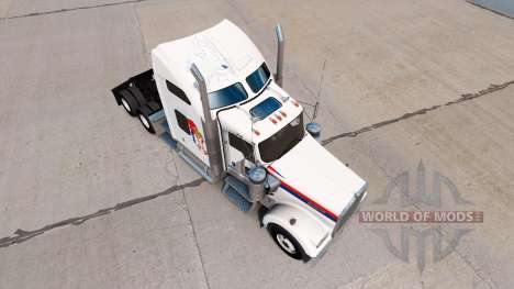 Sérvia pele para o Kenworth W900 trator para American Truck Simulator