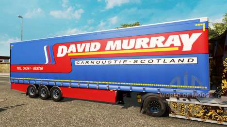 Cortina semi-reboque Krone David Murray para Euro Truck Simulator 2