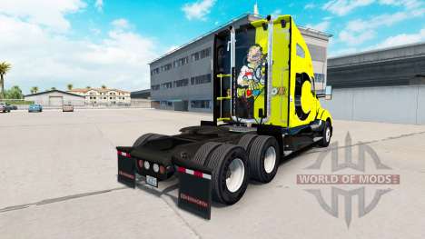 Pele Valentino Rossi em um Kenworth trator para American Truck Simulator