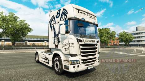 A pele Simplesmente o Melhor no tractor Scania S para Euro Truck Simulator 2