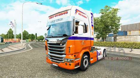 A FedEx Express para a pele do Scania truck para Euro Truck Simulator 2