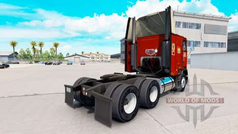 Pele de PIZZA no caminhão Freightliner FLB para American Truck Simulator