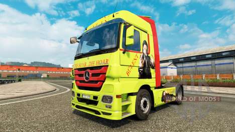 Pele Bulent Ceylan no caminhão Mercedes-Benz para Euro Truck Simulator 2