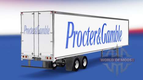 Pele Procter & Gamble trailer para American Truck Simulator
