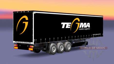 Tegma Logística pele para reboques para Euro Truck Simulator 2