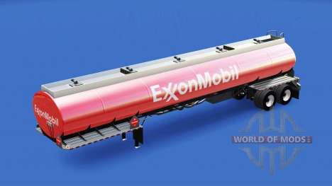 A pele da ExxonMobil no tanque de combustível para American Truck Simulator