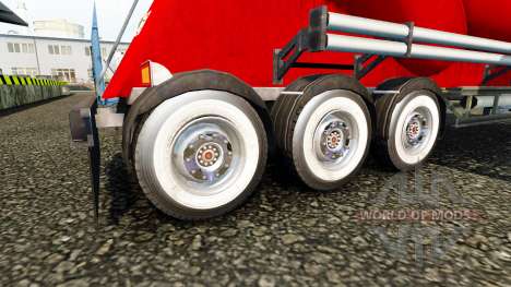 Rodas novas para reboques para Euro Truck Simulator 2