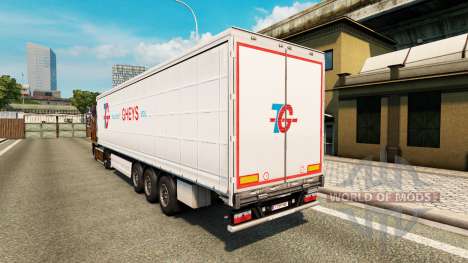 Pele de Transporte Gheys na semi para Euro Truck Simulator 2