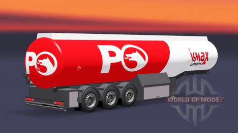 Combustível semi-reboque Gasolina Ofisi para Euro Truck Simulator 2