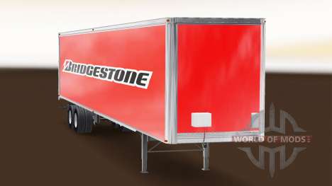 A Bridgestone, a pele do trailer para American Truck Simulator