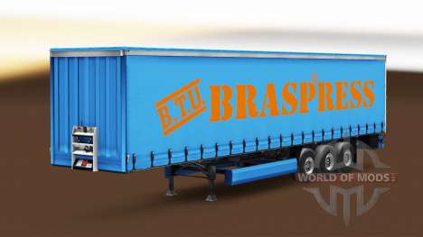 Braspress Transportes pele para engate de reboqu para Euro Truck Simulator 2
