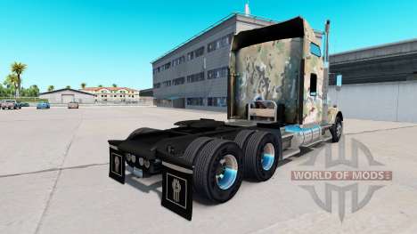 Pele de Camuflagem no caminhão Kenworth T800 para American Truck Simulator