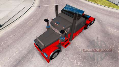 Hot rod pele para o caminhão Peterbilt 389 para American Truck Simulator