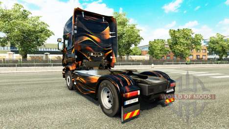 Mate Laranja da pele para Scania truck para Euro Truck Simulator 2