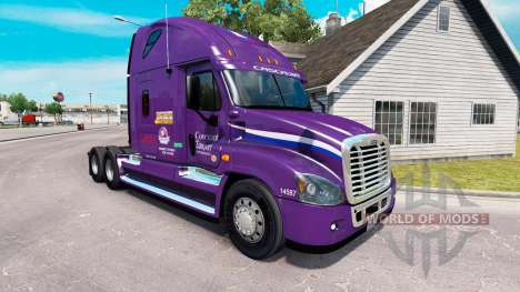 Скин Convênio de Transporte на Freightliner Casc para American Truck Simulator