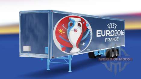Pele Euro 2016 trailer para American Truck Simulator