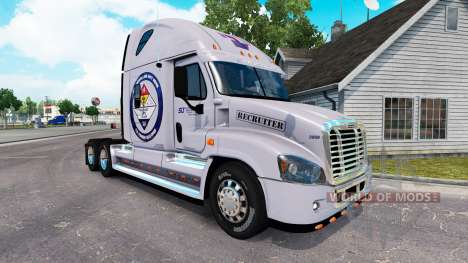 Pele Protegida Terra para um trator Freightliner para American Truck Simulator