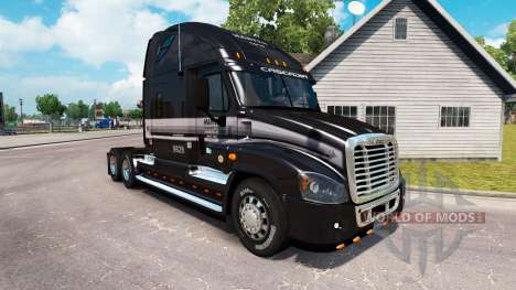 A pele de MARTA no caminhão Freightliner Cascadi para American Truck Simulator