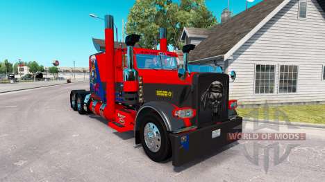 Pele Nevada EUA para o caminhão Peterbilt 389 para American Truck Simulator