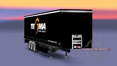 Tegma Logística pele para reboques para Euro Truck Simulator 2
