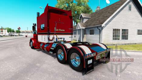 Barão vermelho com a pele para o caminhão Peterb para American Truck Simulator