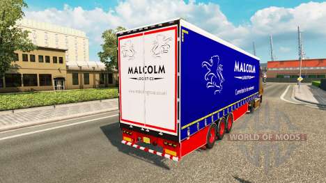 Cortina semi-reboque Krone Malcolm para Euro Truck Simulator 2